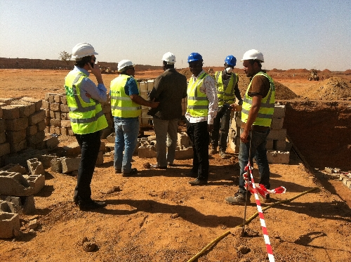 Gründungsberatung / Fundamentplanung für die Errichtung einer Klinkerlagerung (CIMFASO, Ouagadougou / Burkina Faso)